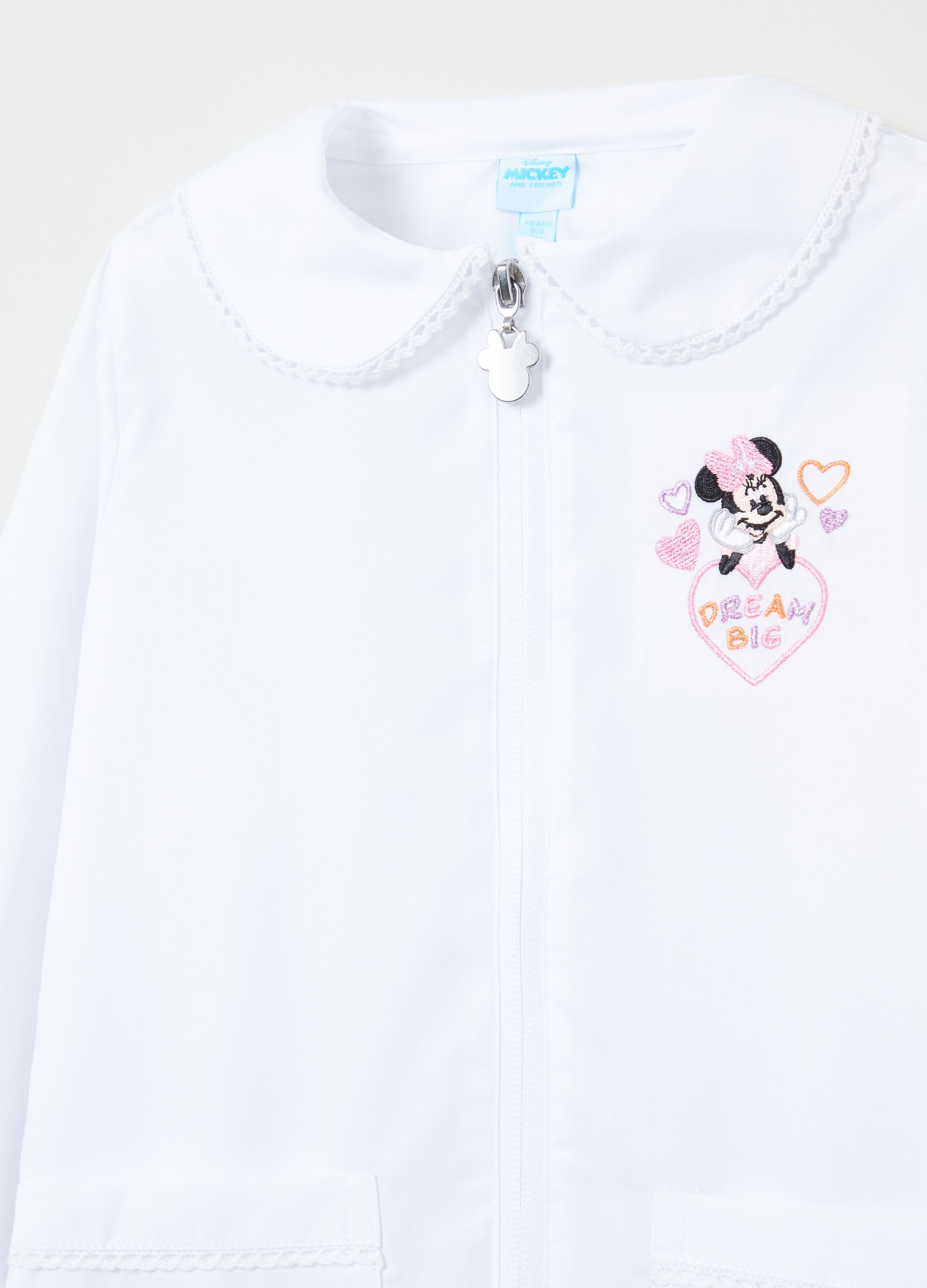 Grembiule con zip e ricamo Minnie_2
