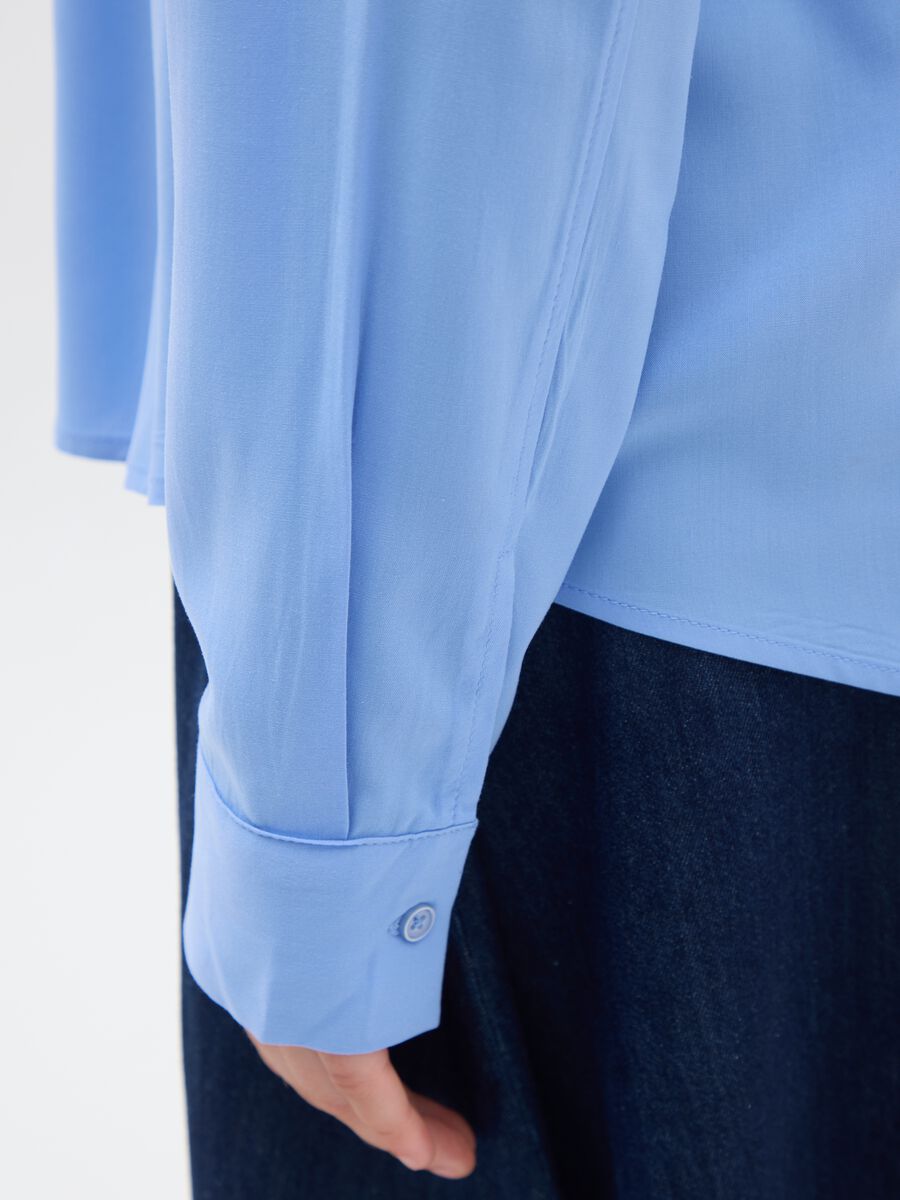 Blue Viscose Shirt_3