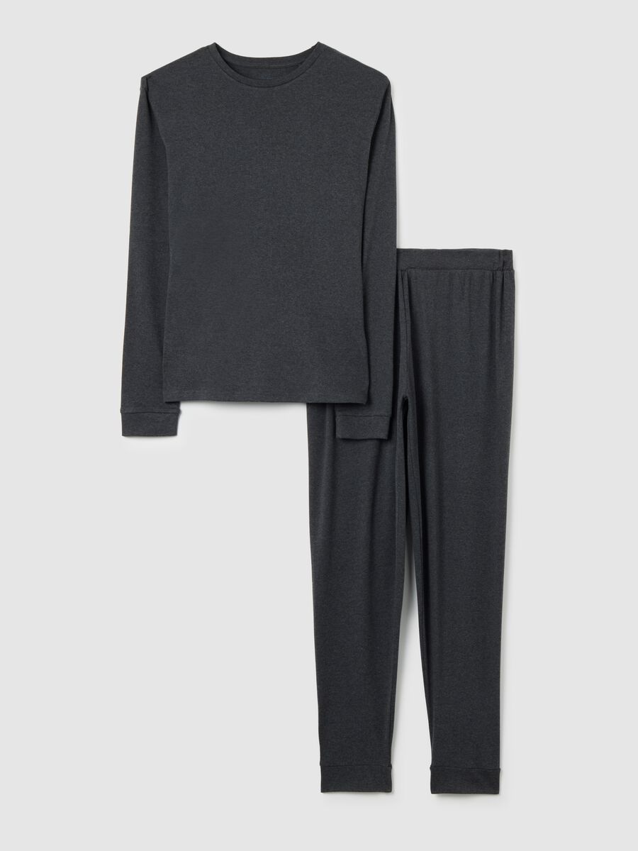 Grey Cotton Pyjamas_0