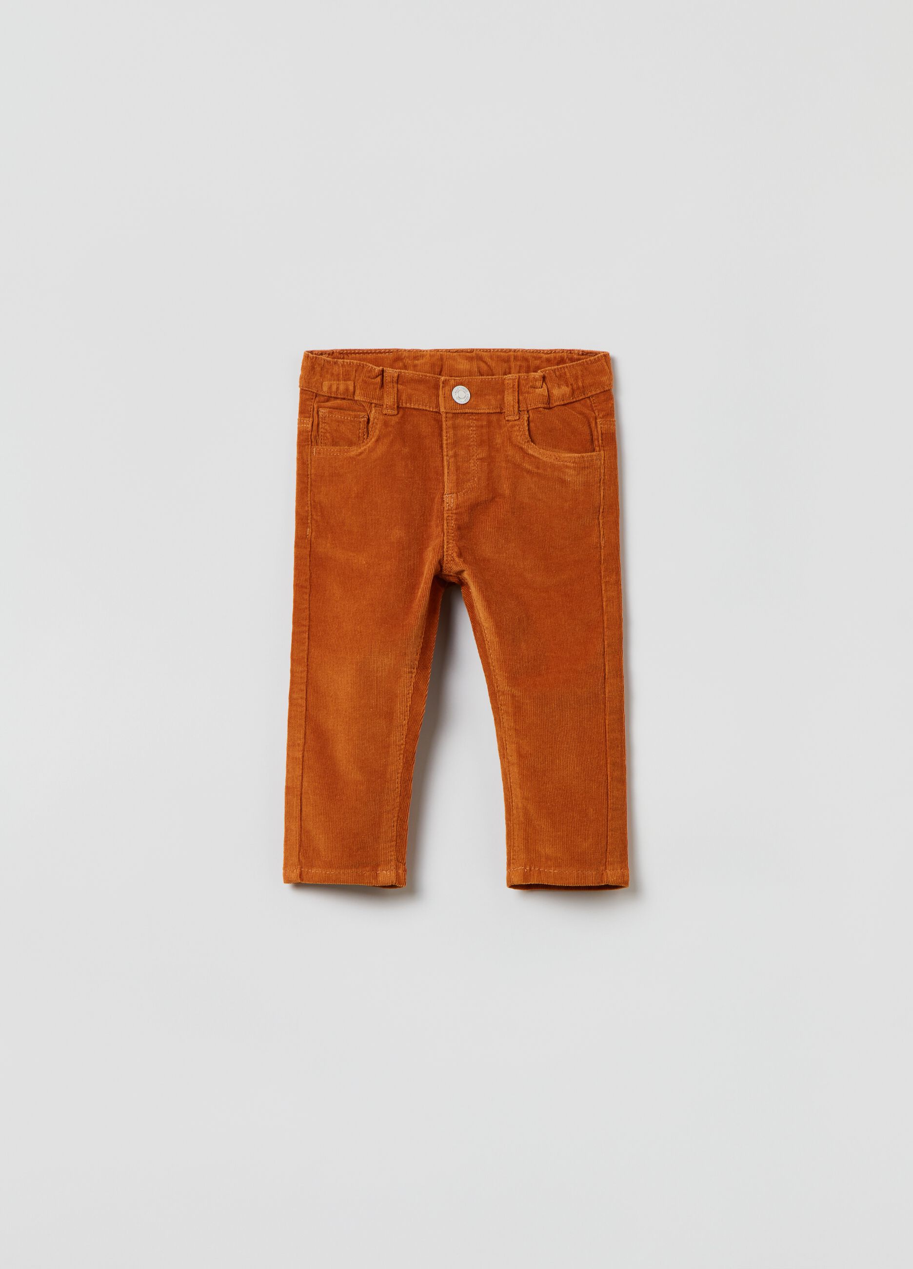 Pantaloni in corduroy cinque tasche_0