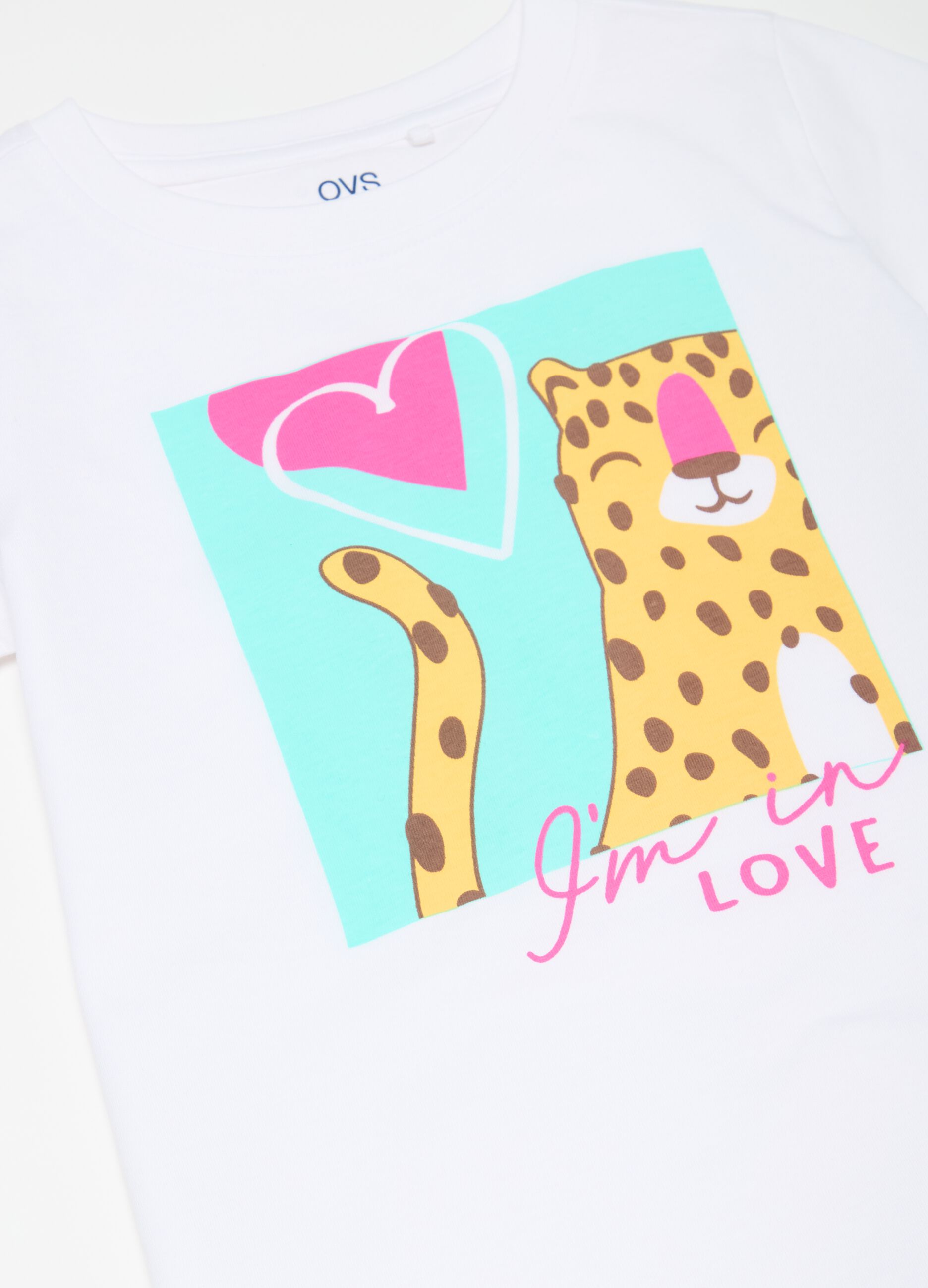 T-shirt in cotone bio con stampa