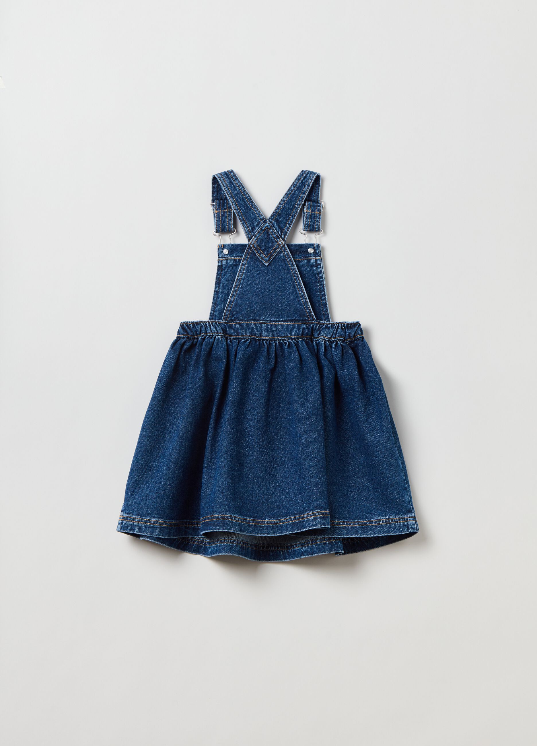 Salopette gonna in denim_1