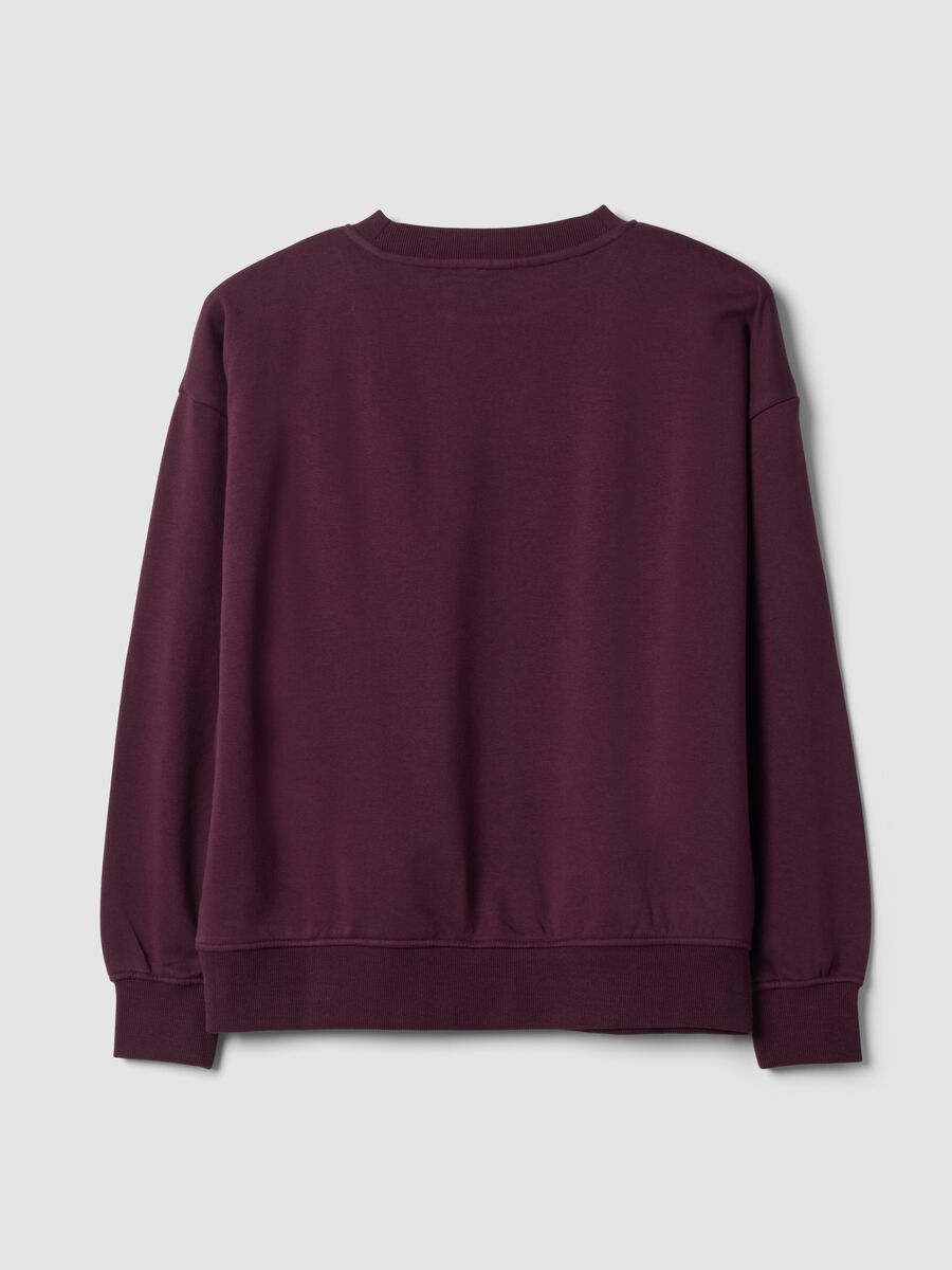 Purple cotton-blend crew-neck sweatshirt_6