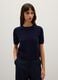 Blue pure wool sweater regular fit_1