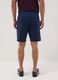 Bermuda chino blu in cotone elasticizzato_2