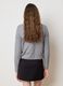 Grey regular fit jumper with jewel neckline_2