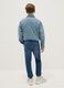 Boys' regular fit blue denim jeans with elastic waist_1
