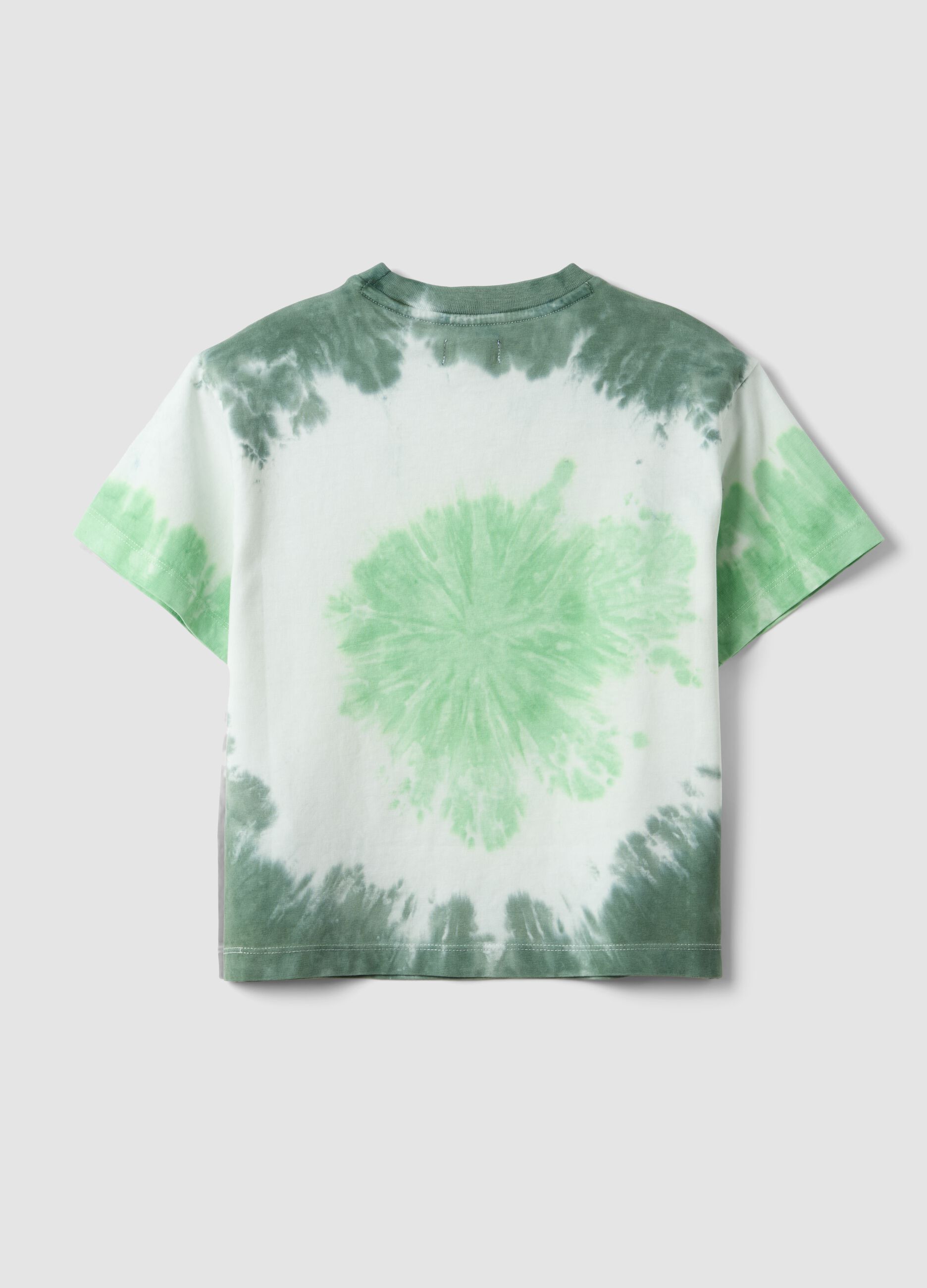Multicolour pure cotton oversized fit kids' T-shirt