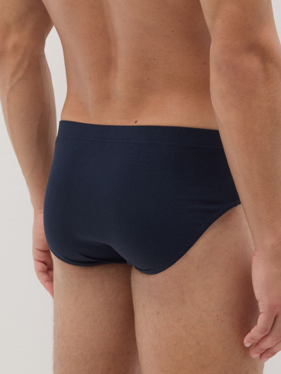 Slip in cotone blu regular fit_2