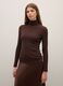 Brown Long-Sleeve Stretch Top_2