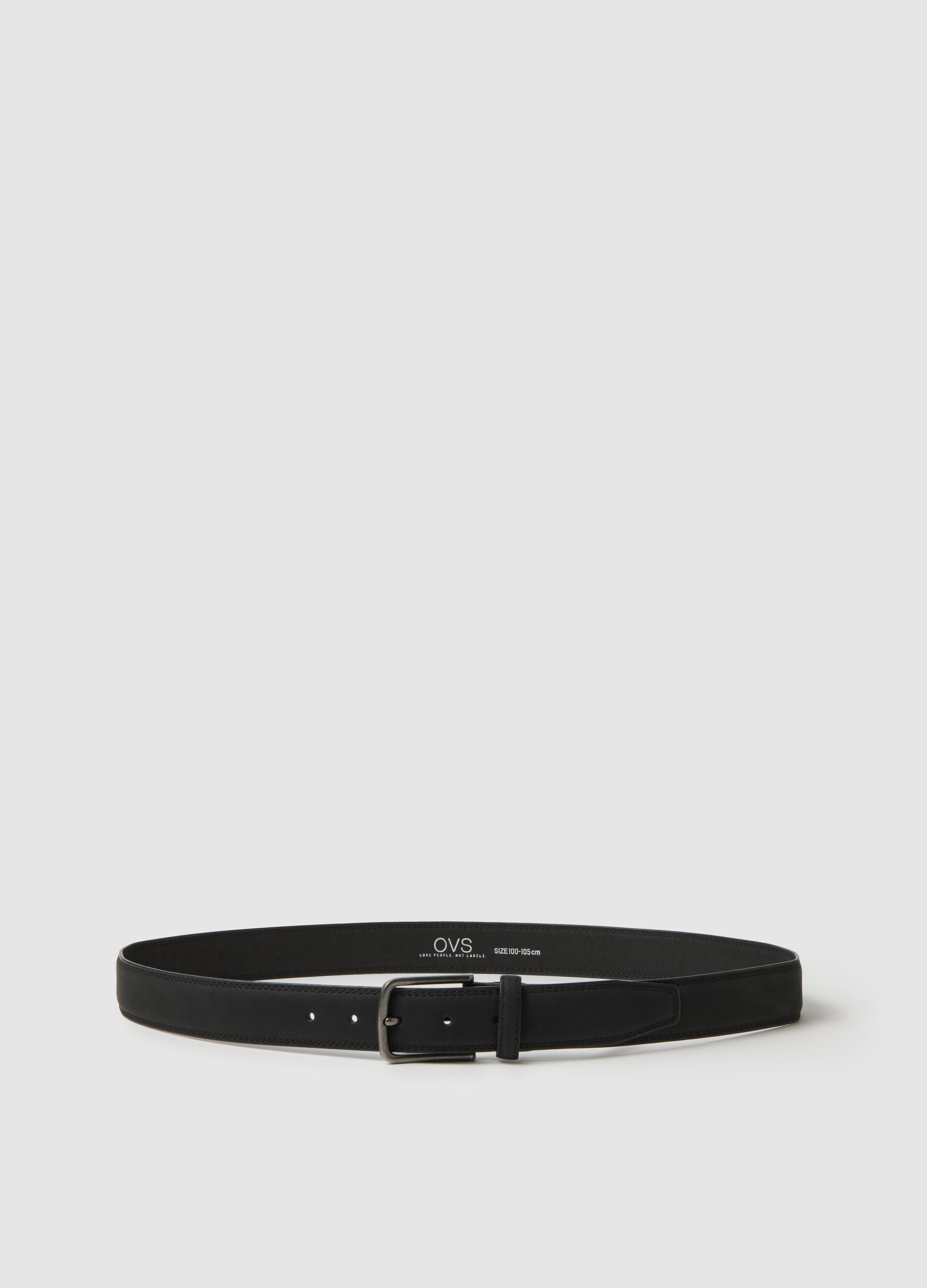 Black Belt with Sturdy Buckle