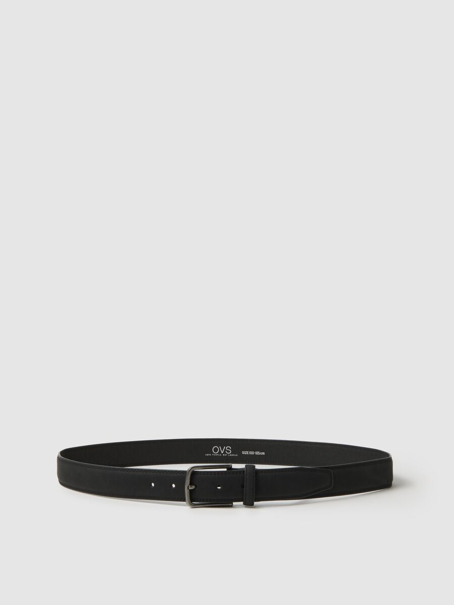 Black Belt with Sturdy Buckle_0