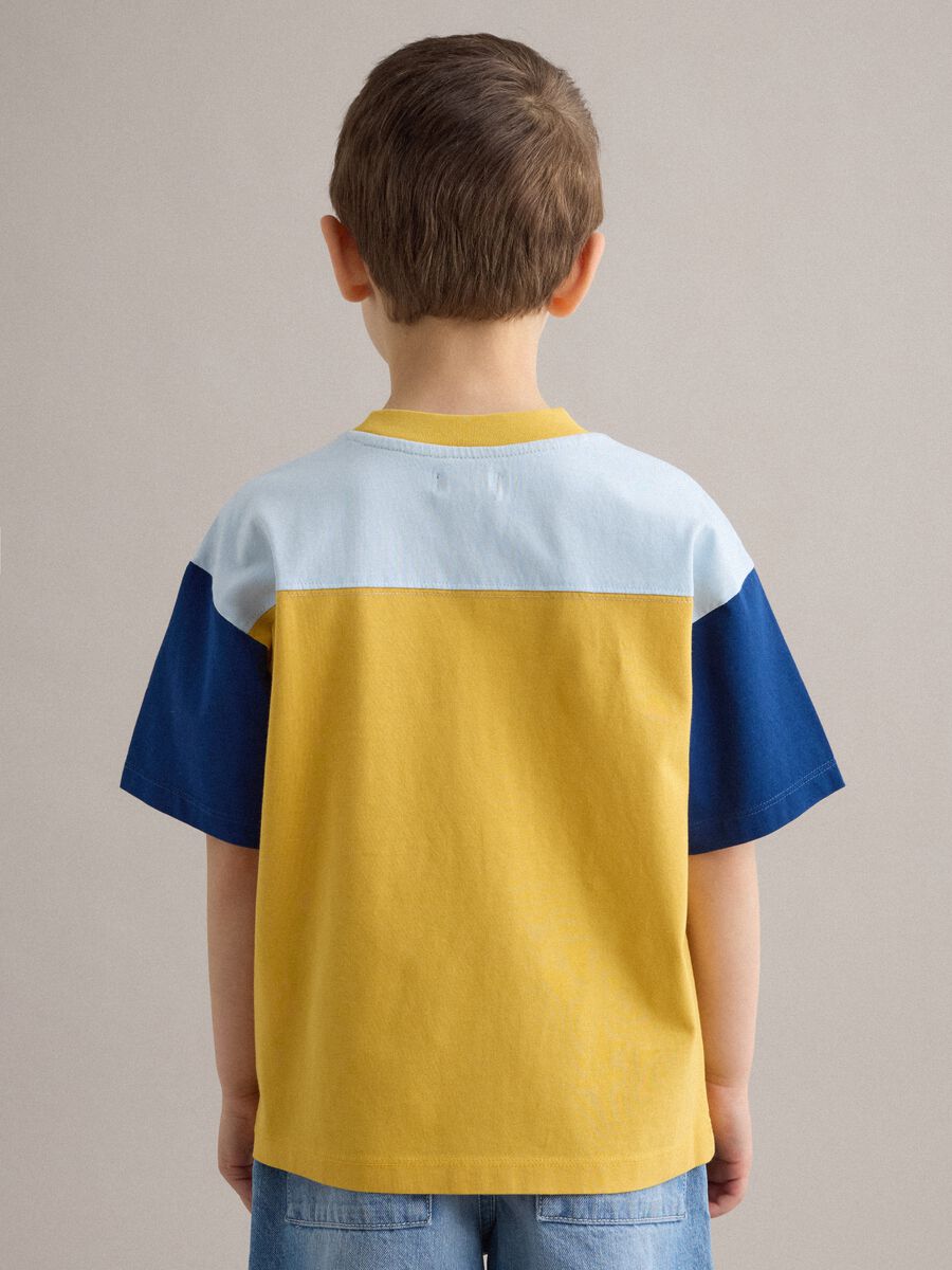 T-shirt in puro cotone multicolor da bambino regular fit con numero 23_1