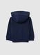Baby girl's regular fit blue pure cotton sweatshirt_1