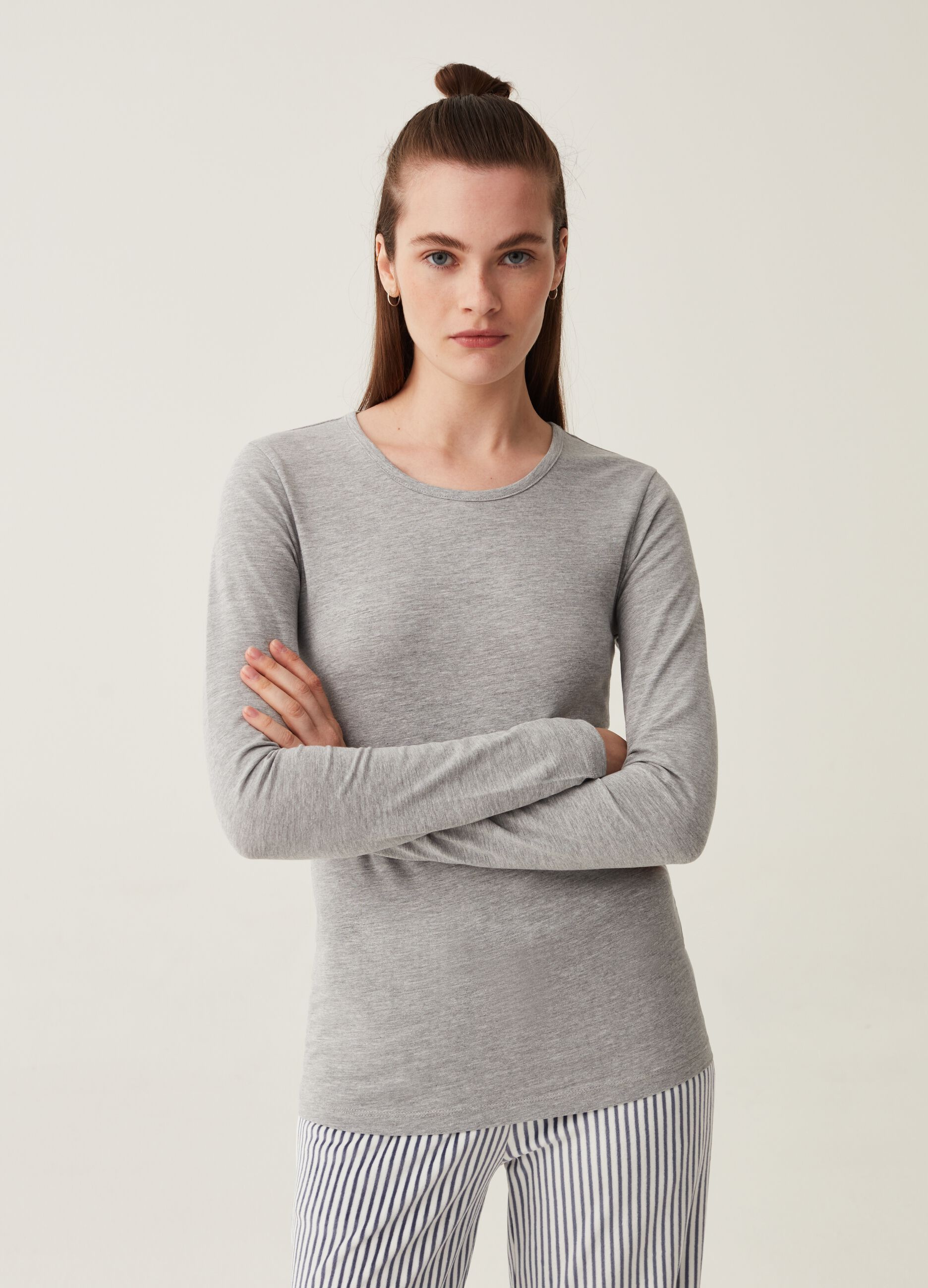 T-shirt intima a maniche lunghe