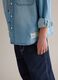 Long-sleeved denim shirt_2