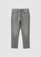 Grey carrot fit pure cotton jeans_4