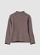 Pink striped viscose-blend crew-neck jumper_1