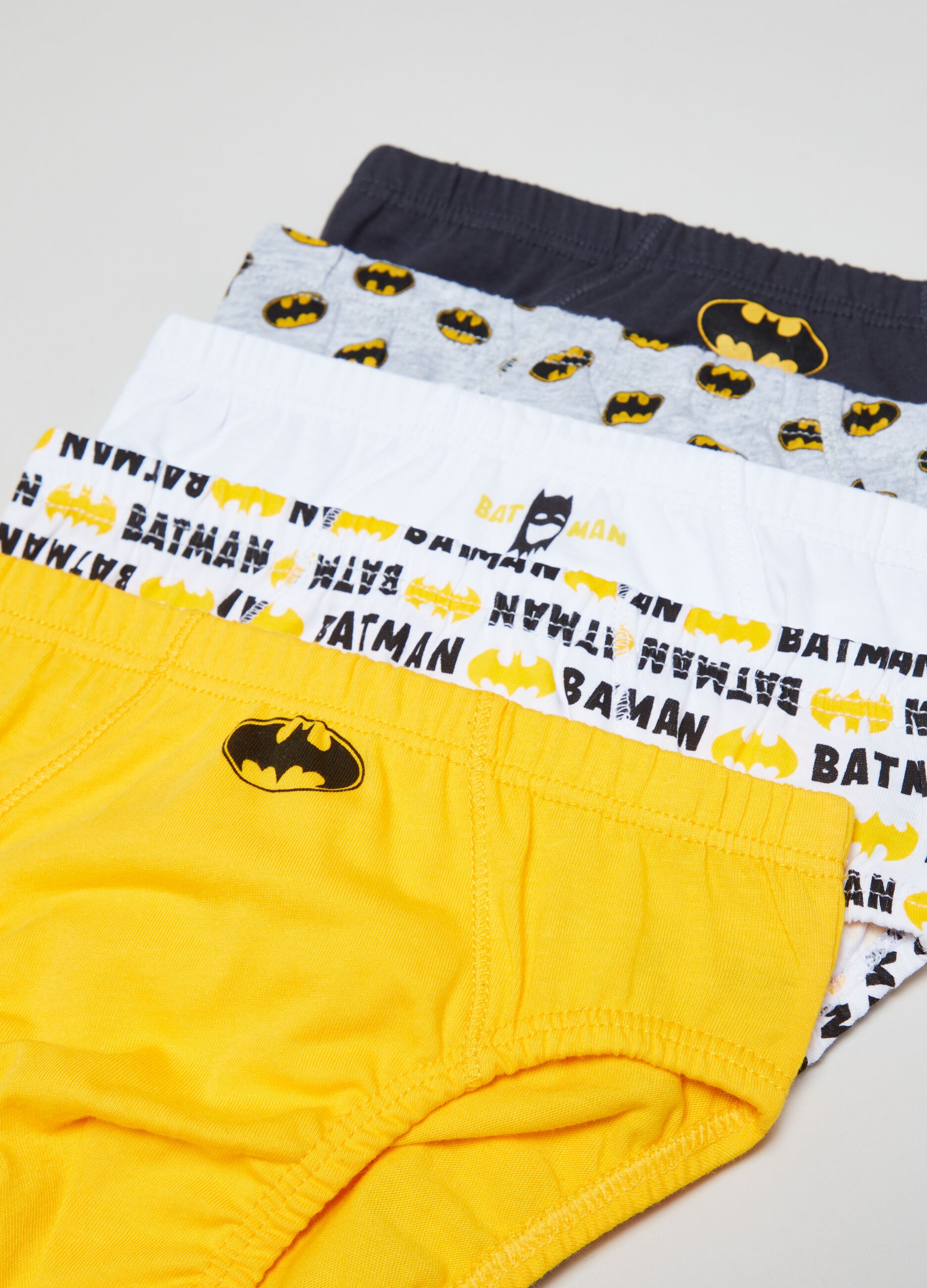 Set cinque slip con stampa Batman _2