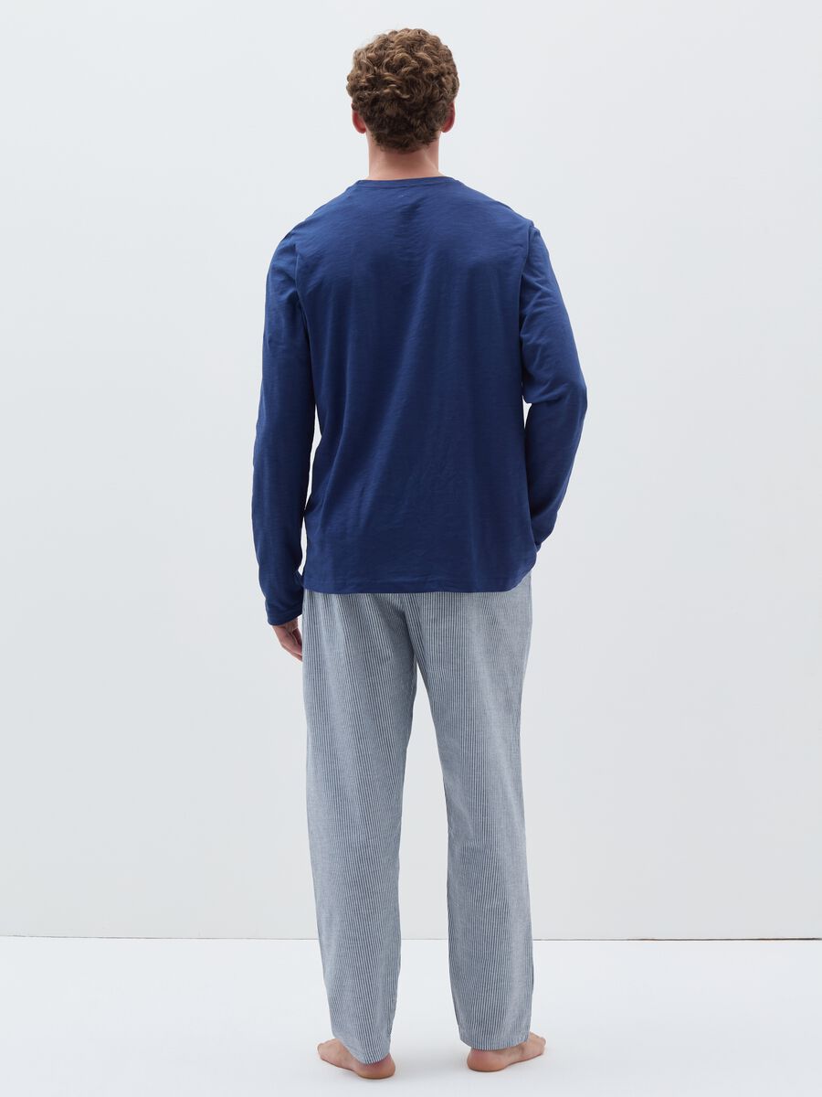 Pigiama lungo con top in slub jersey_4