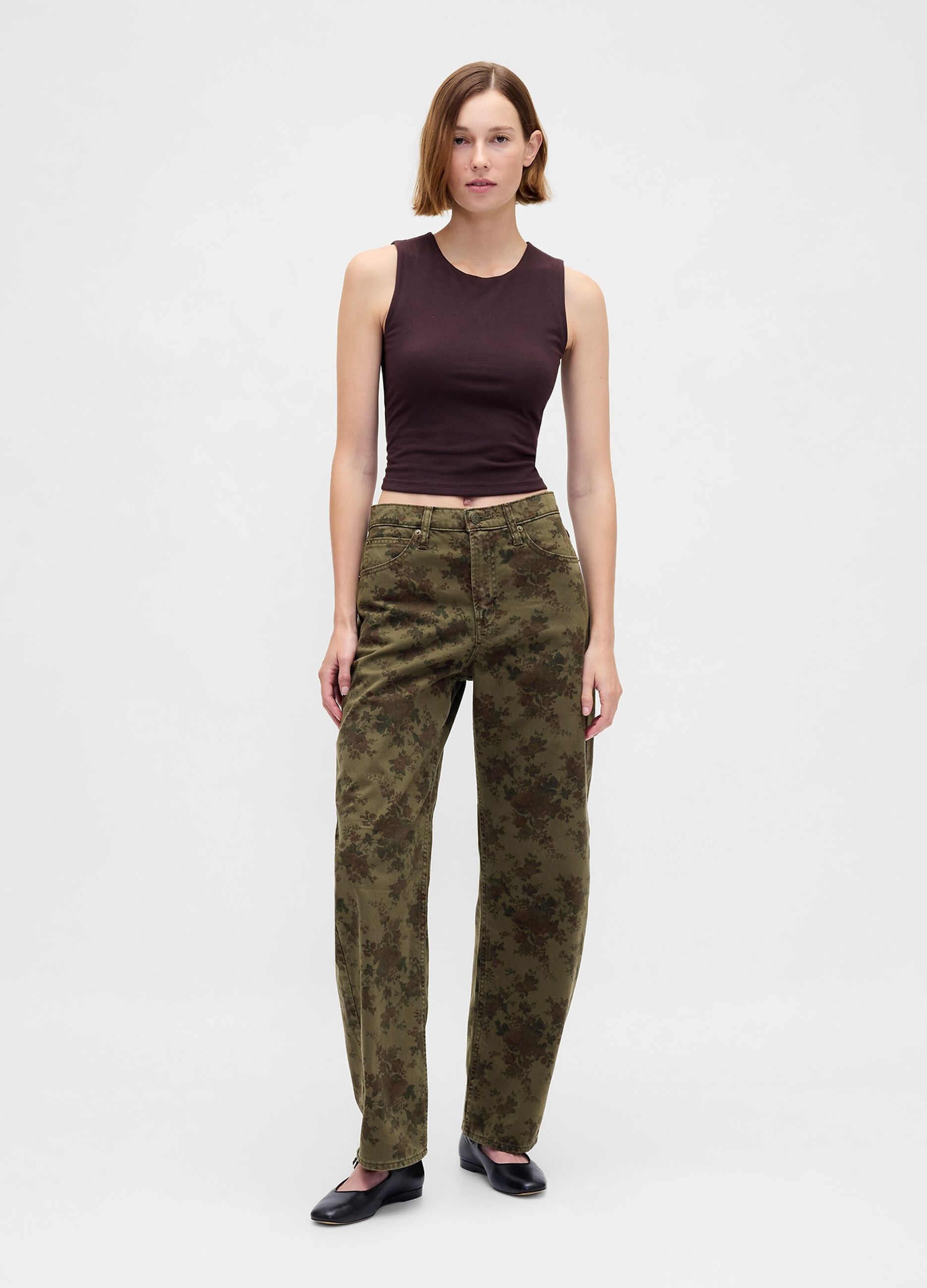 Green Cotton Trousers