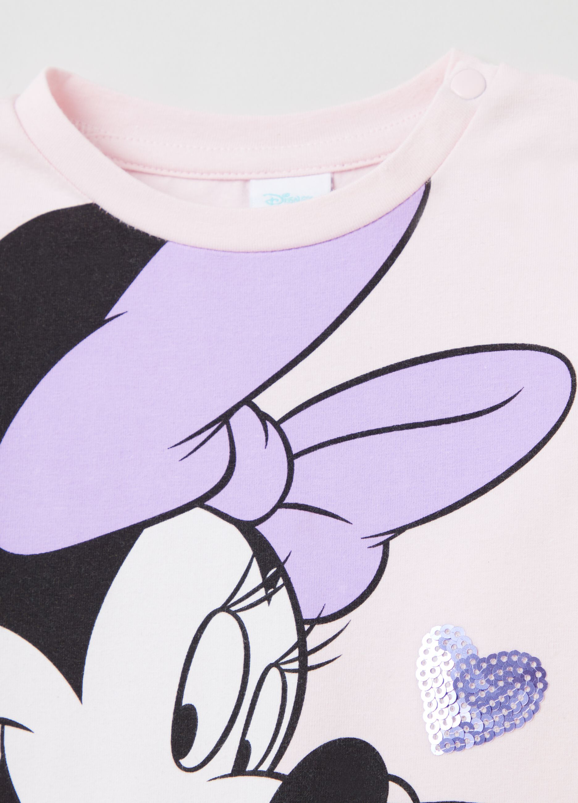 T-shirt a maniche lunghe stampa Minnie_2