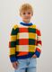 Children's Multicolour Wool Blend Sweater, Regular Fit_0