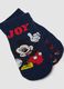 Bipack calze corte antiscivolo in cotone organico elasticizzato Mickey & Friends_2