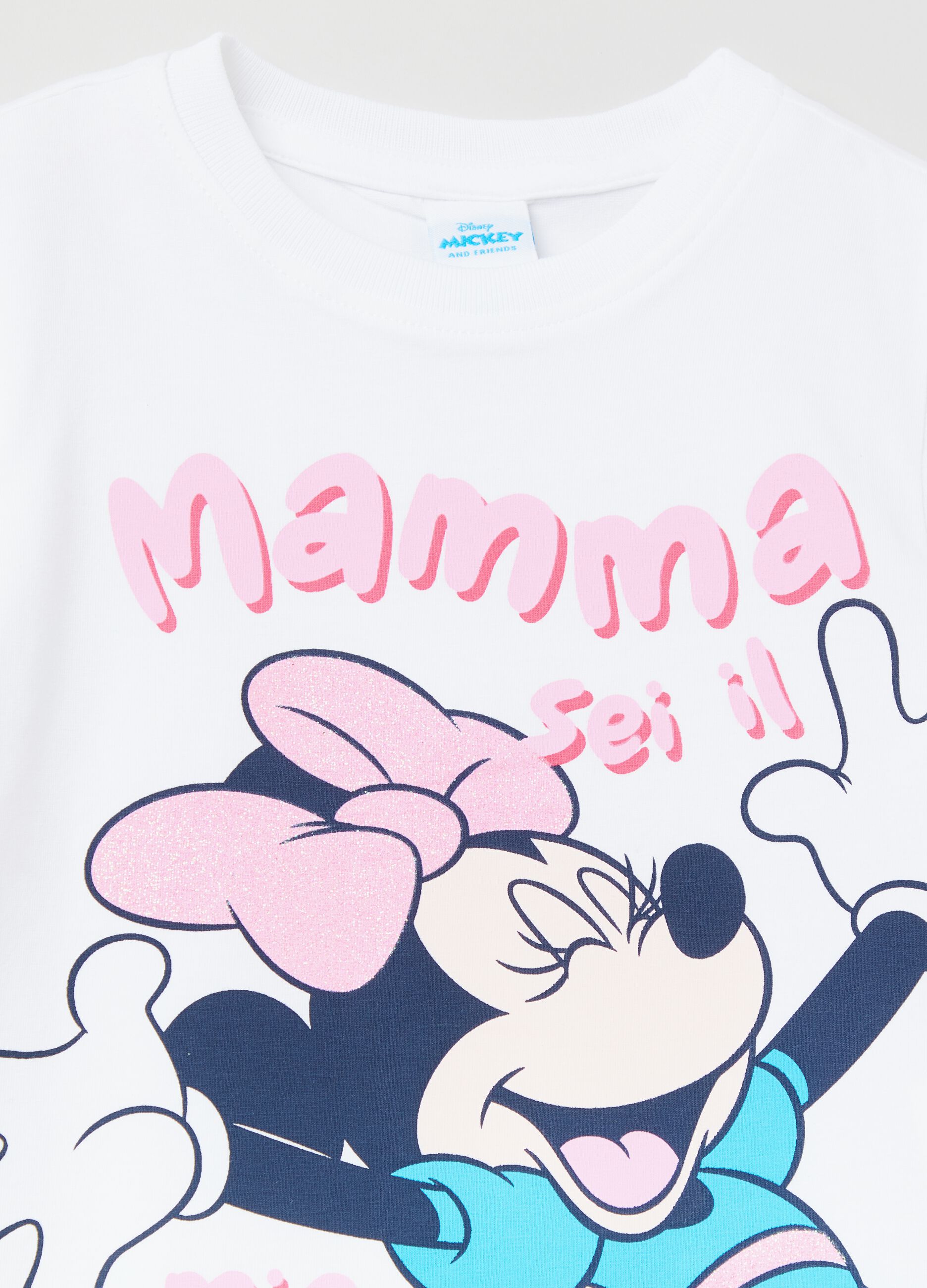 T-shirt con stampa Disney Minnie
