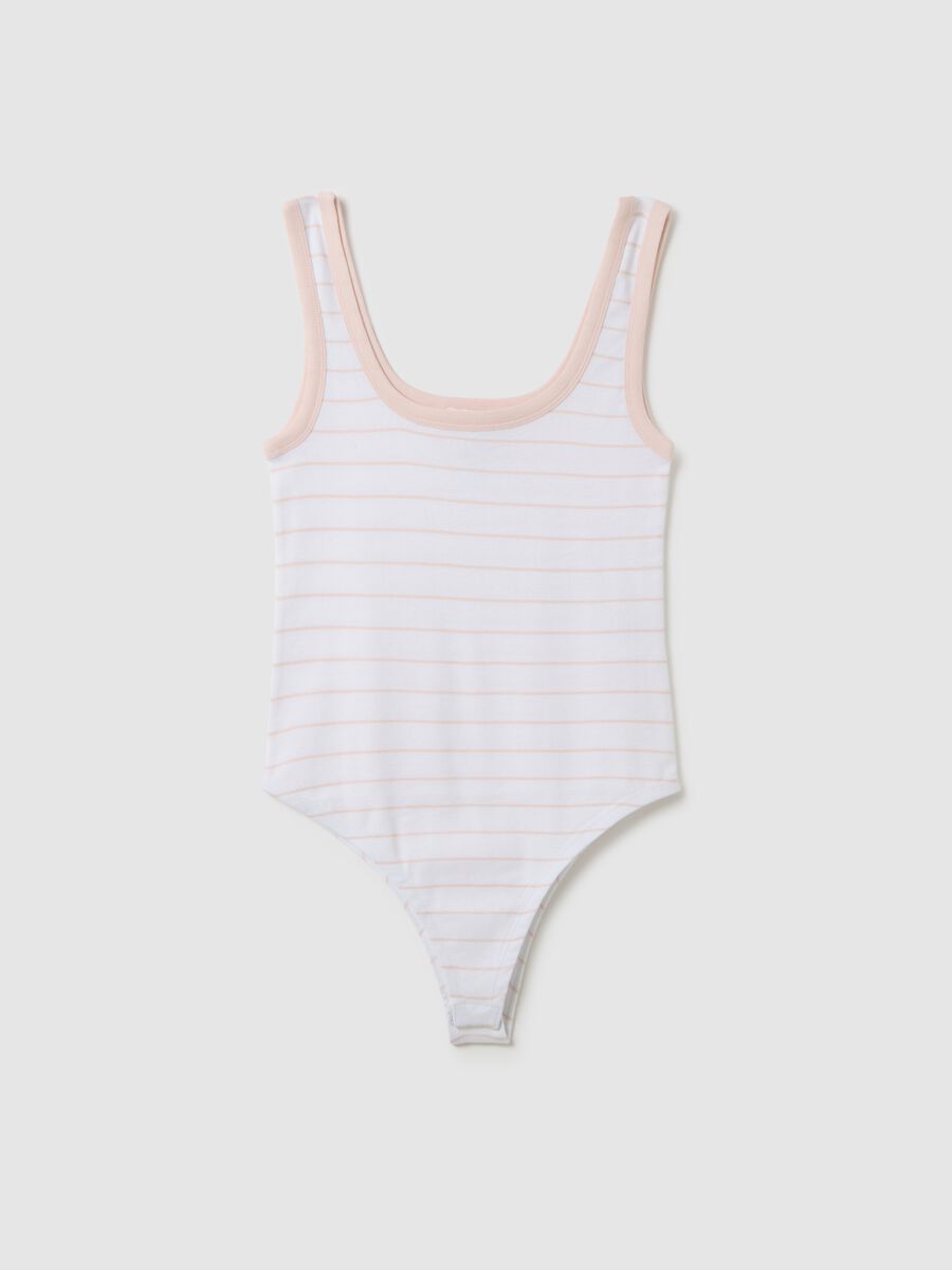 Women's multicolour regular fit pure cotton tank top_4