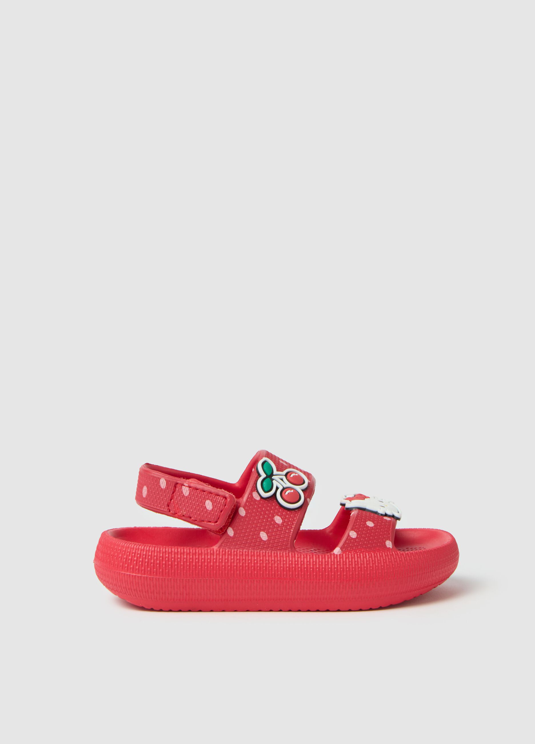 Red Hello Kitty Baby Sandals