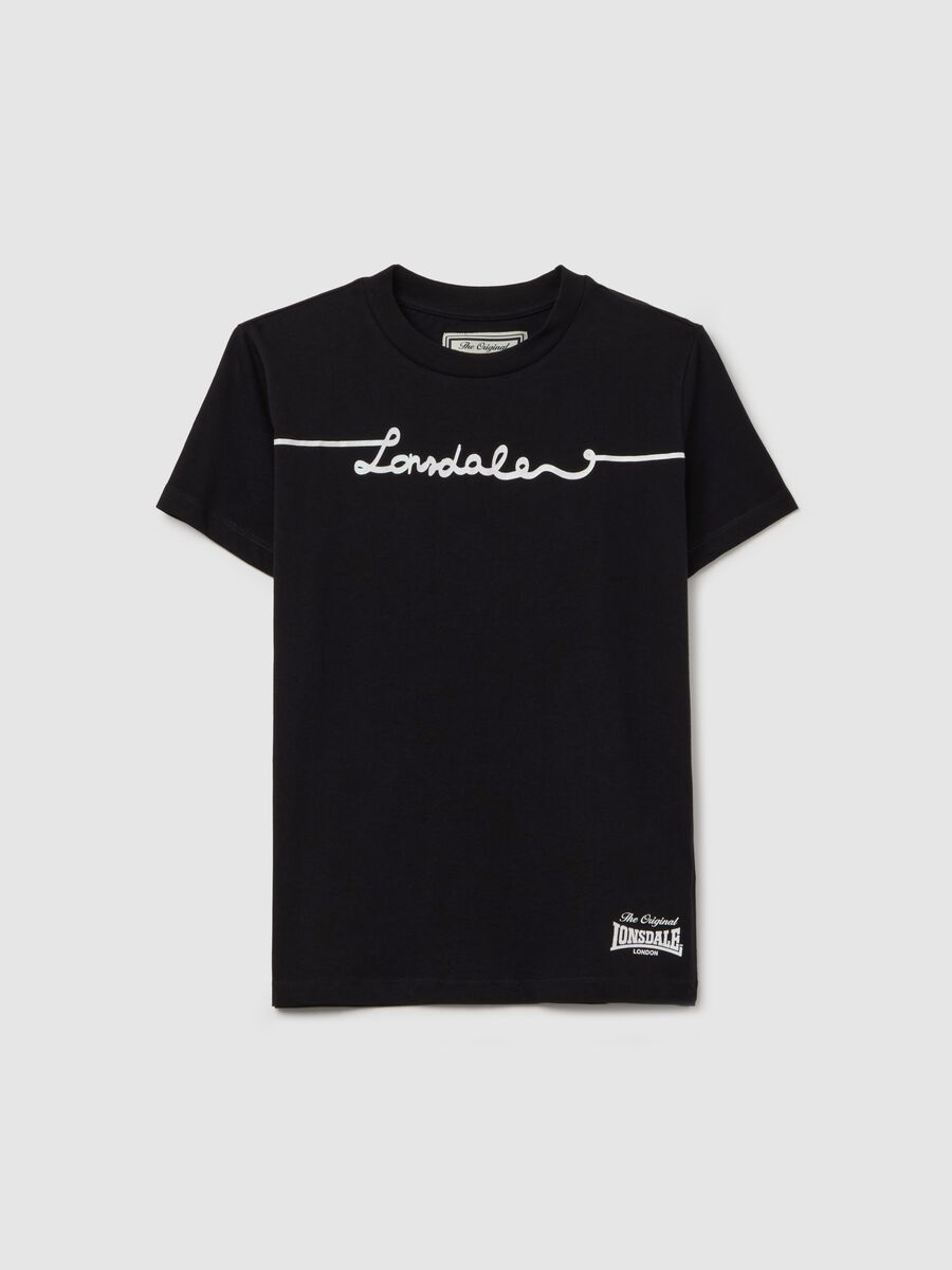 Cotton T-shirt with logo print_4