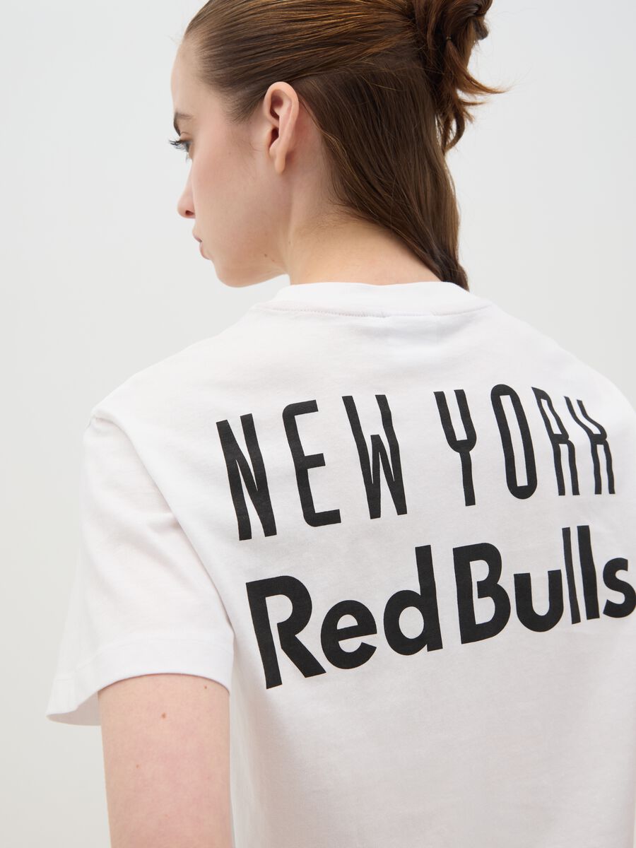 White women's pure cotton T-shirt regular fit with print_2
