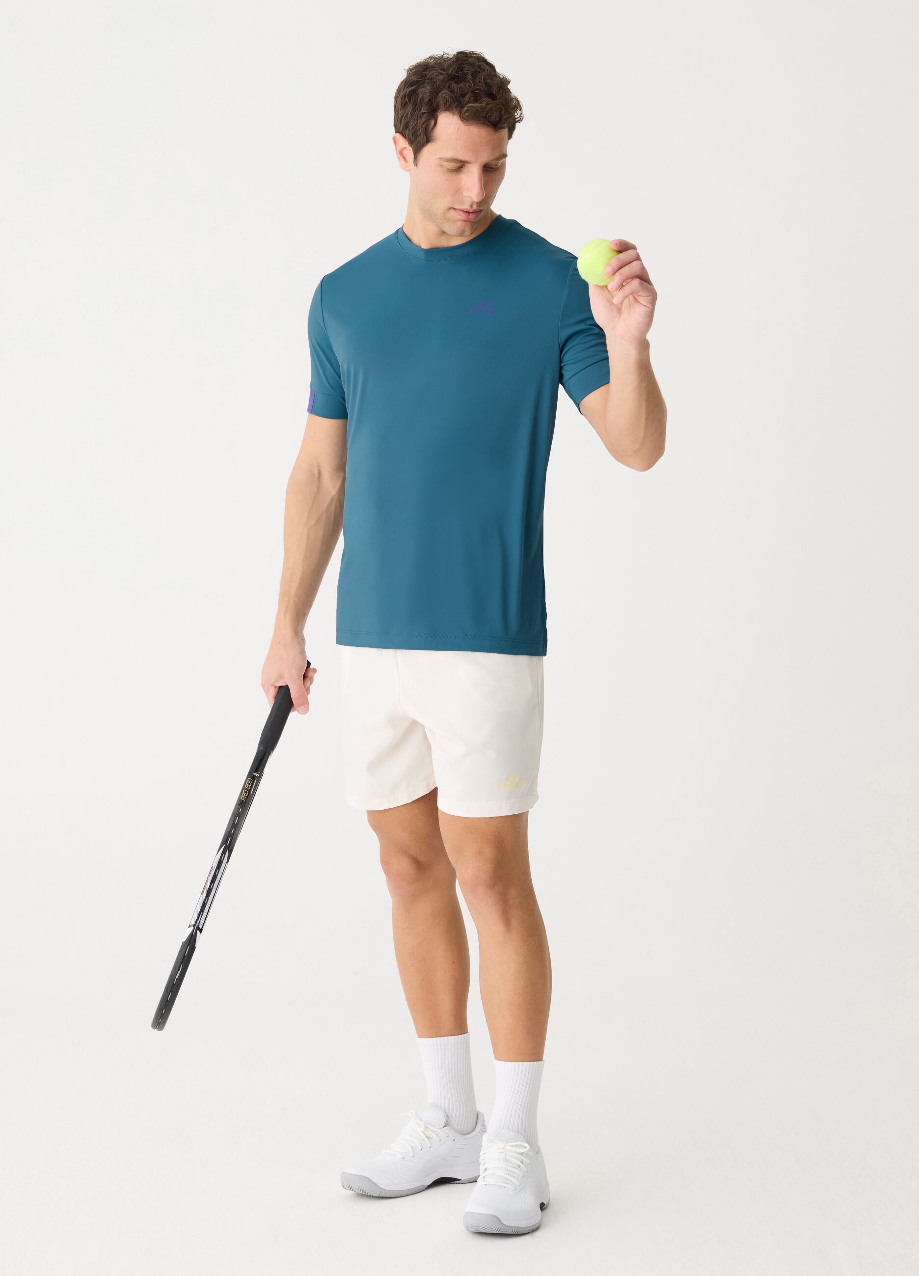 SLAZENGER T-shirt in technical fabric