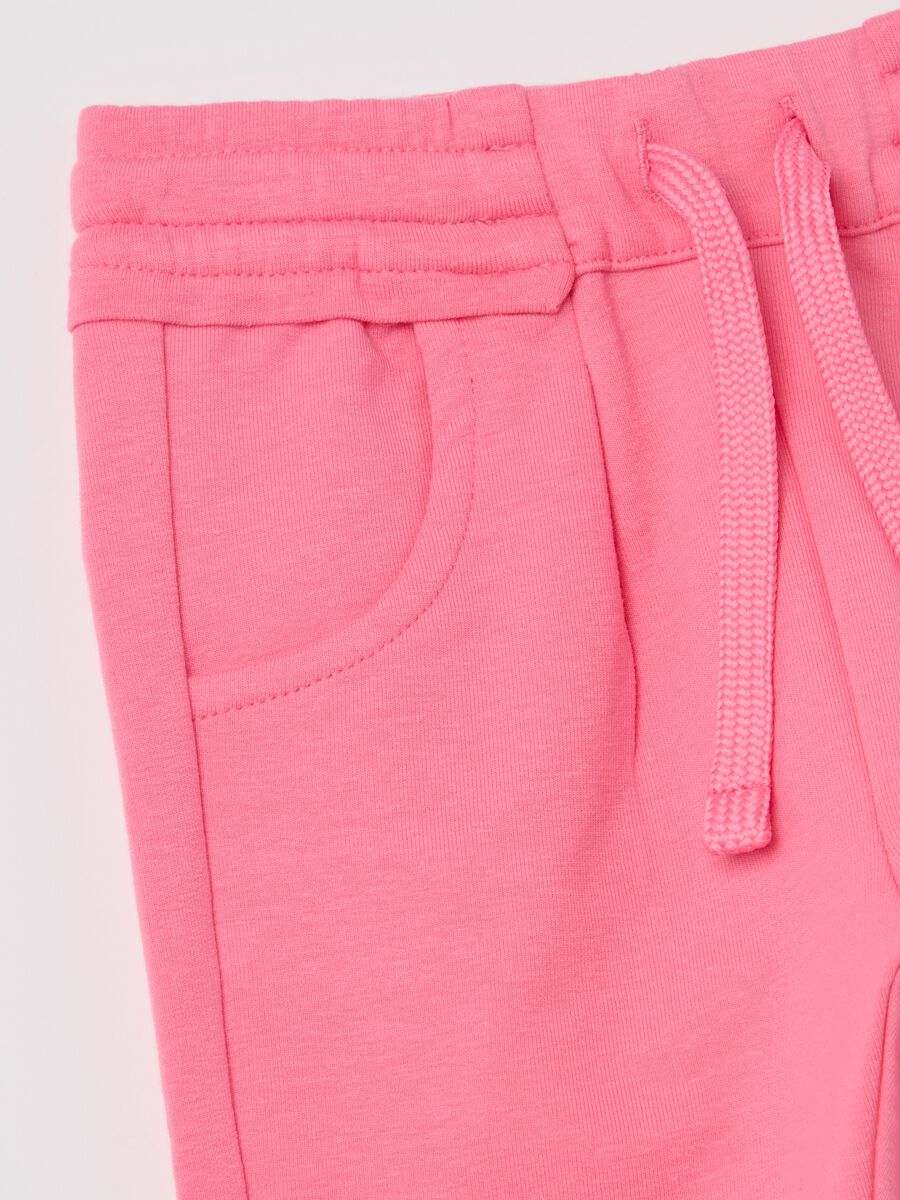 French terry joggers with drawstring_2