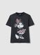 Grey pure cotton regular fit T-shirt with Minnie print_4
