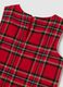 Girls' multicoloured check sleeveless dress, regular fit_2