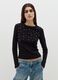 Long-sleeved T-shirt with diamantés_1