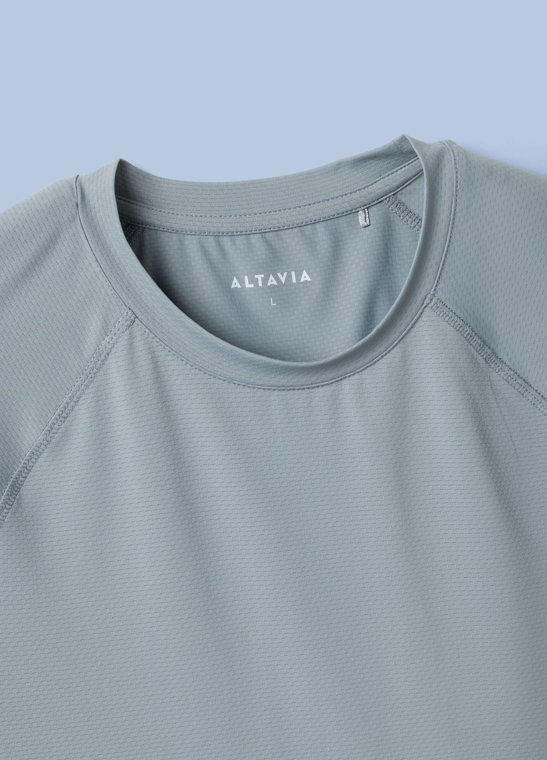 T-shirt grigia in tessuto elasticizzato ALTAVIA SAILING