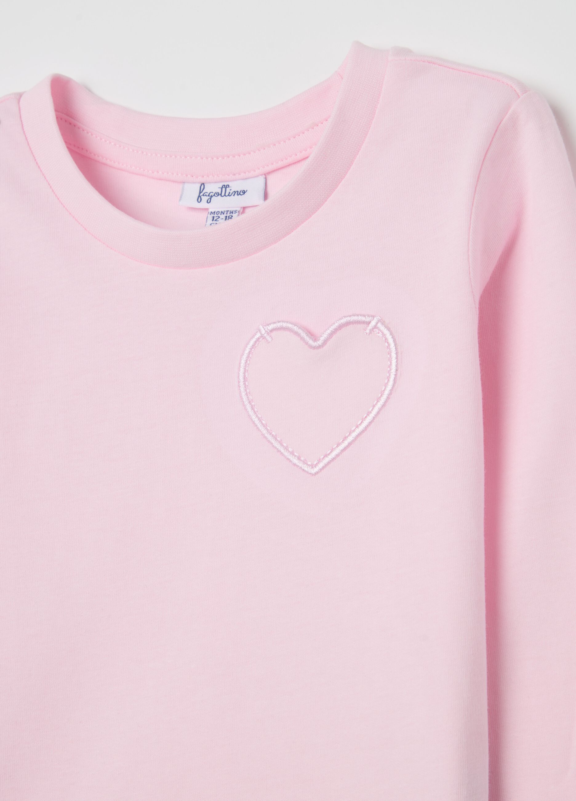 Two-pack long-sleeved T-shirts in cotton with print