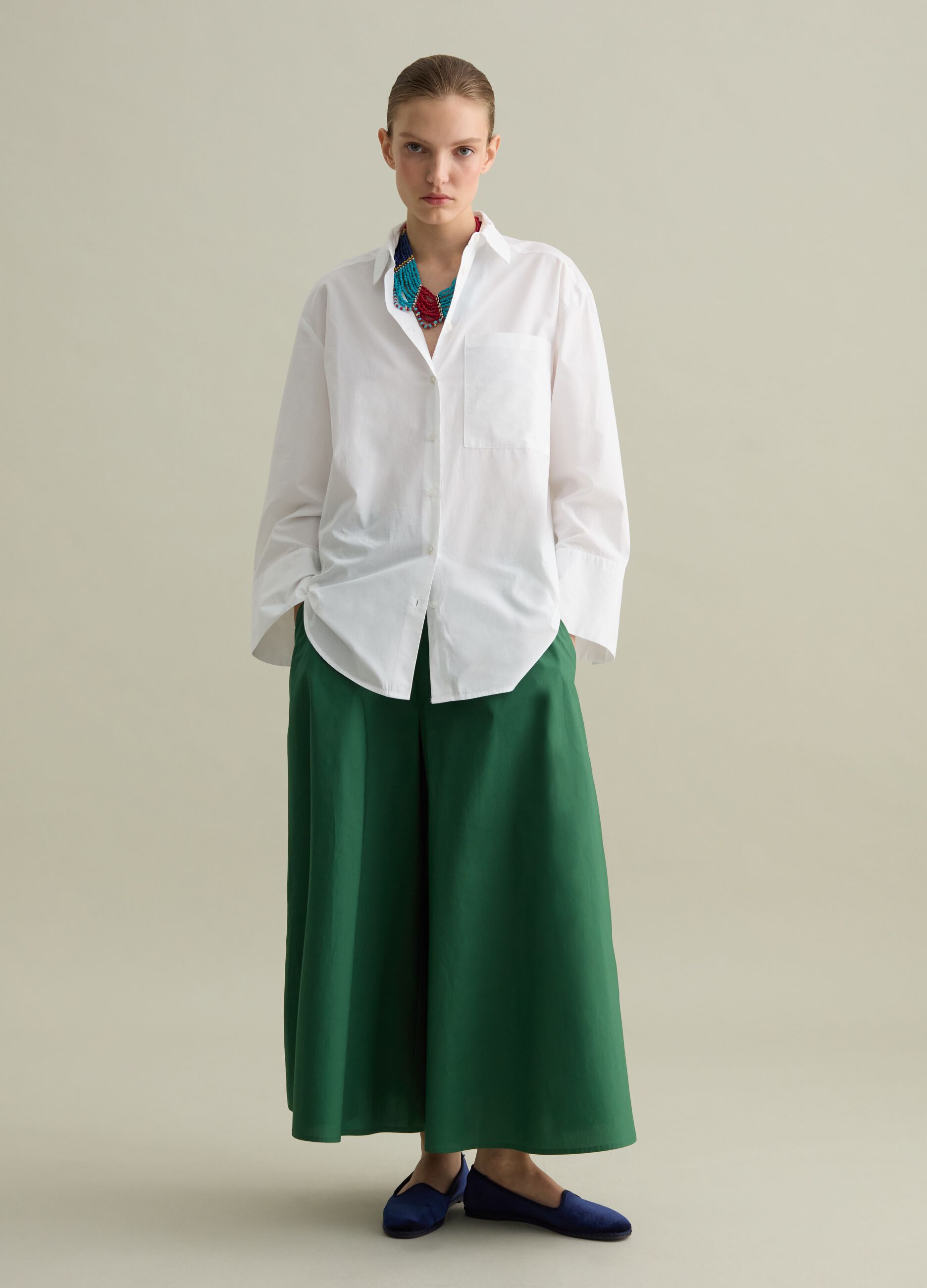 Gonna pantalone in cotone