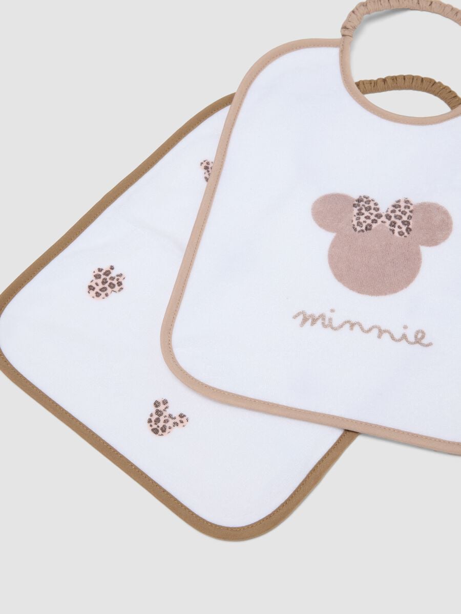 Tripack di bavaglini multicolor in misto cotone organico con stampa Minnie_2