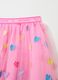 Tulle skirt with multicoloured hearts embroidery_2
