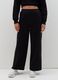 Wide-leg trousers in fleece_1