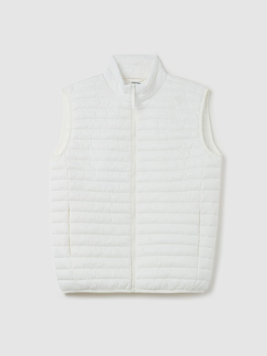 Full-zip ultralight gilet with high neck_4