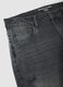 Regular-fit grey denim jeans in stretch cotton_1