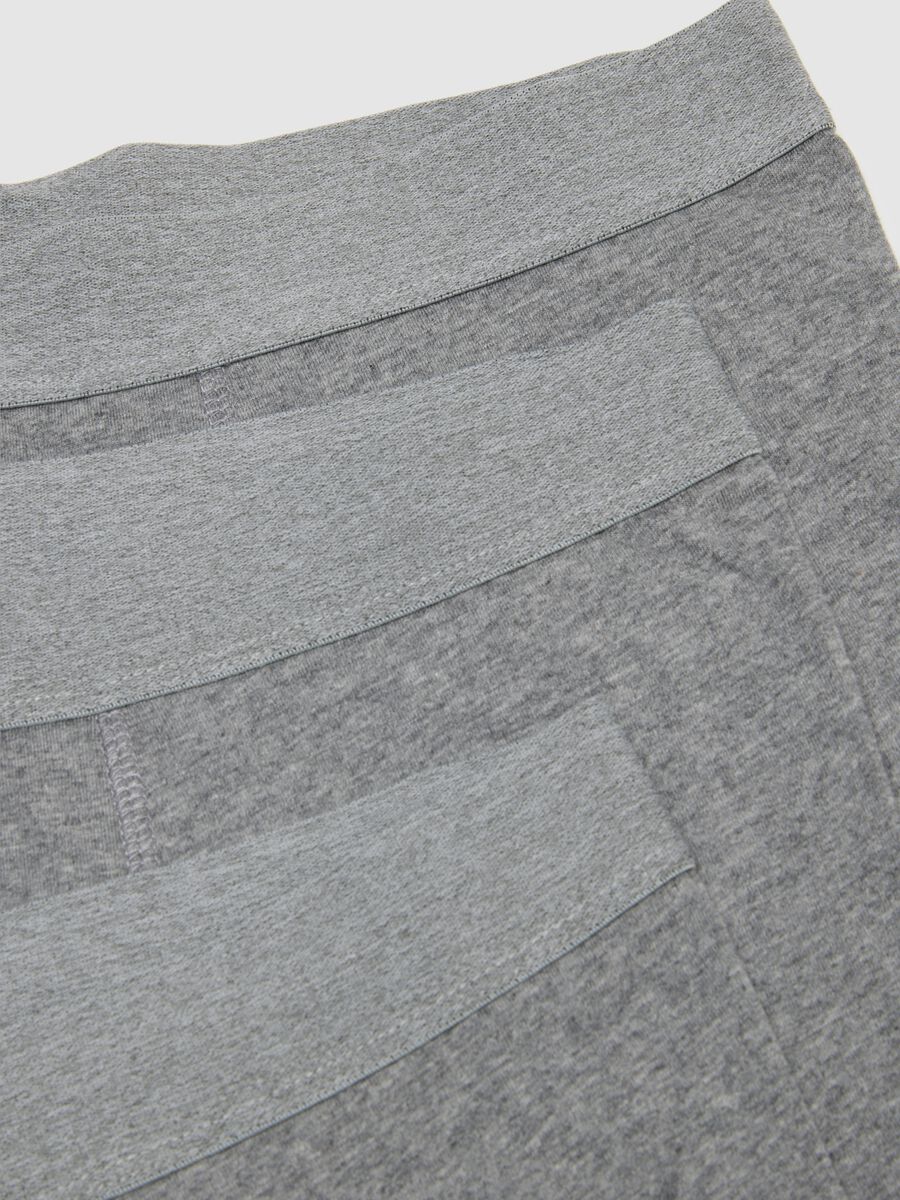 Three-pack of grey stretch cotton boxer briefs regular fit_5