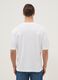 White pure cotton short-sleeve T-shirt, relaxed fit_2