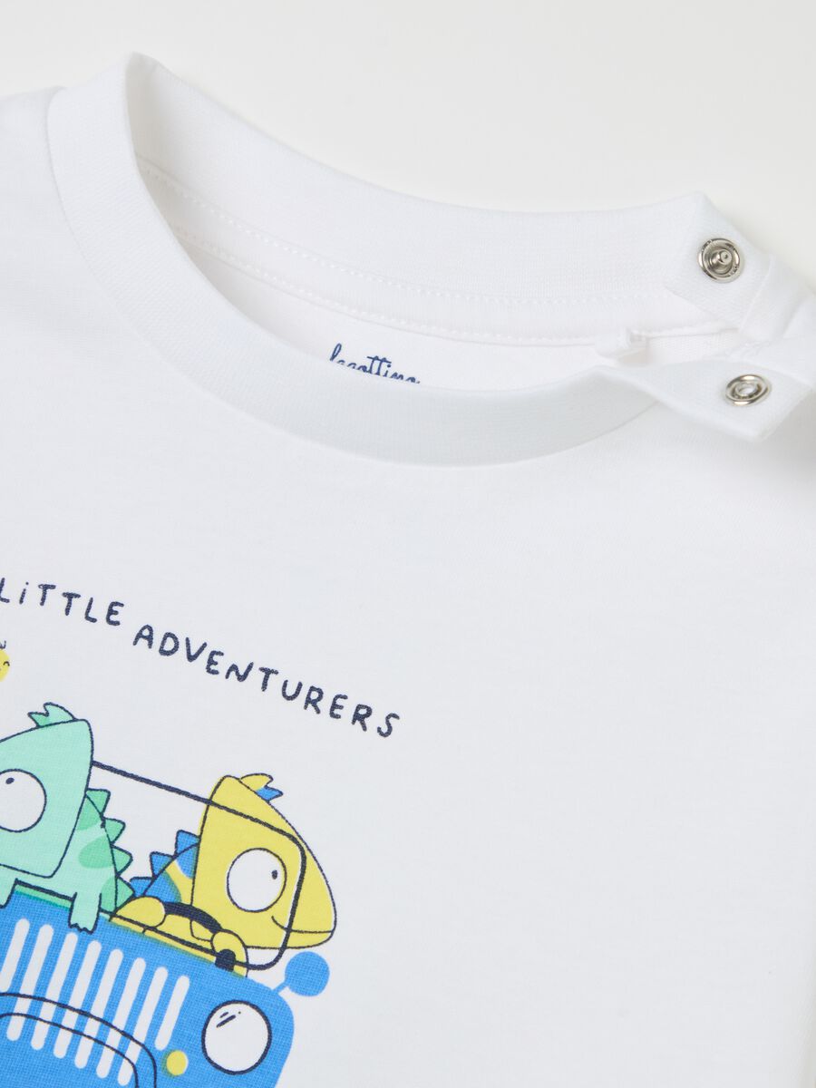 Organic cotton pyjamas with animals print_2