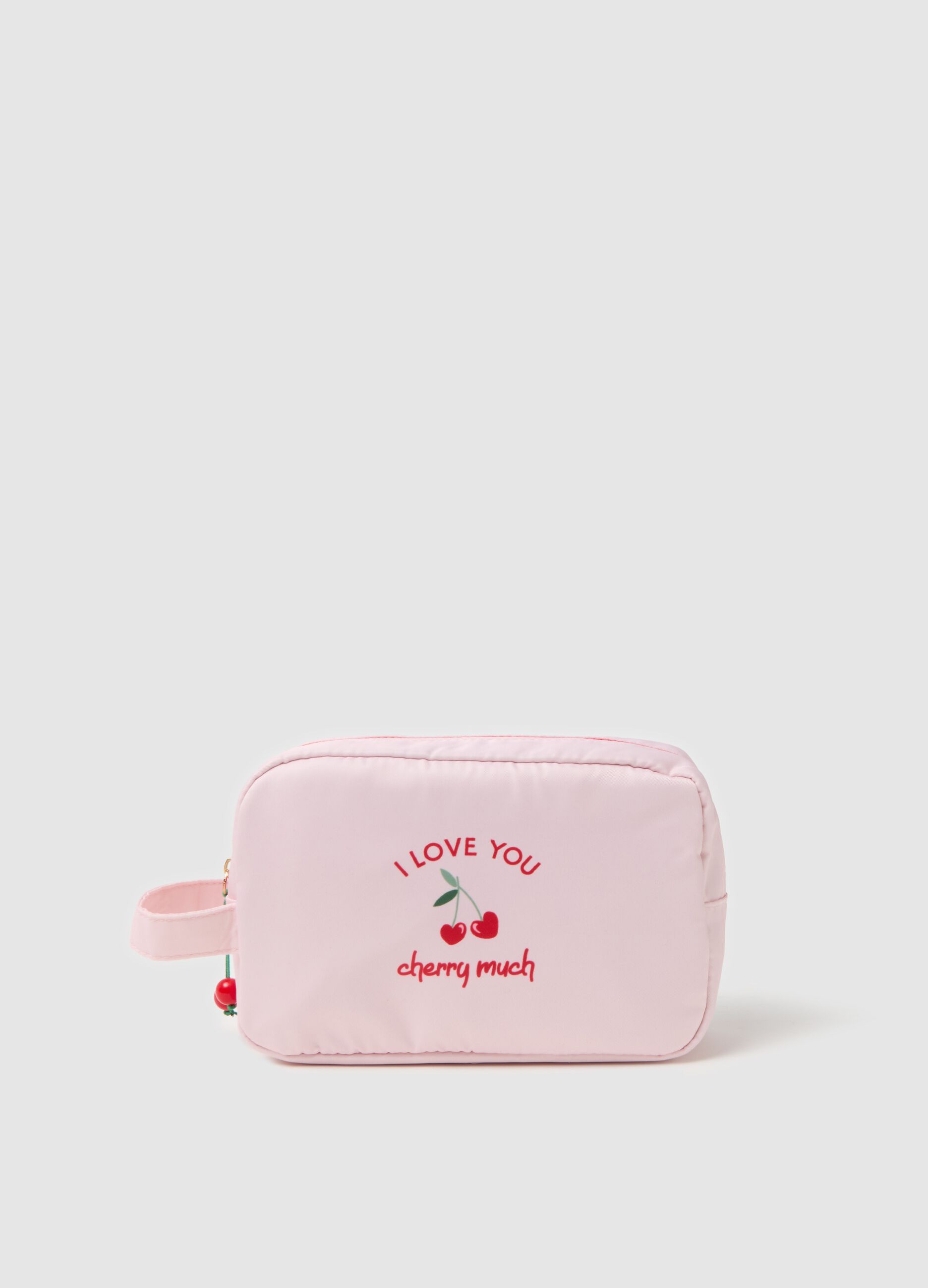 Reversible beauty case with print